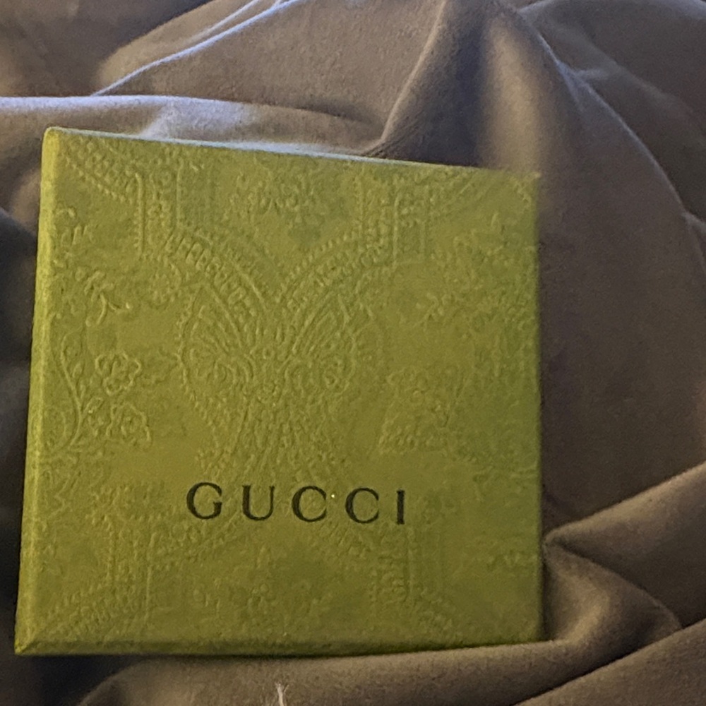 Gucci Olive Green Embossed Box